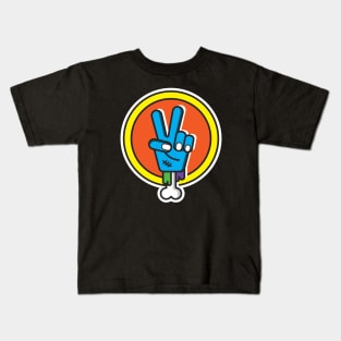 zombie peace sign - zombie fan - Halloween zombie Kids T-Shirt